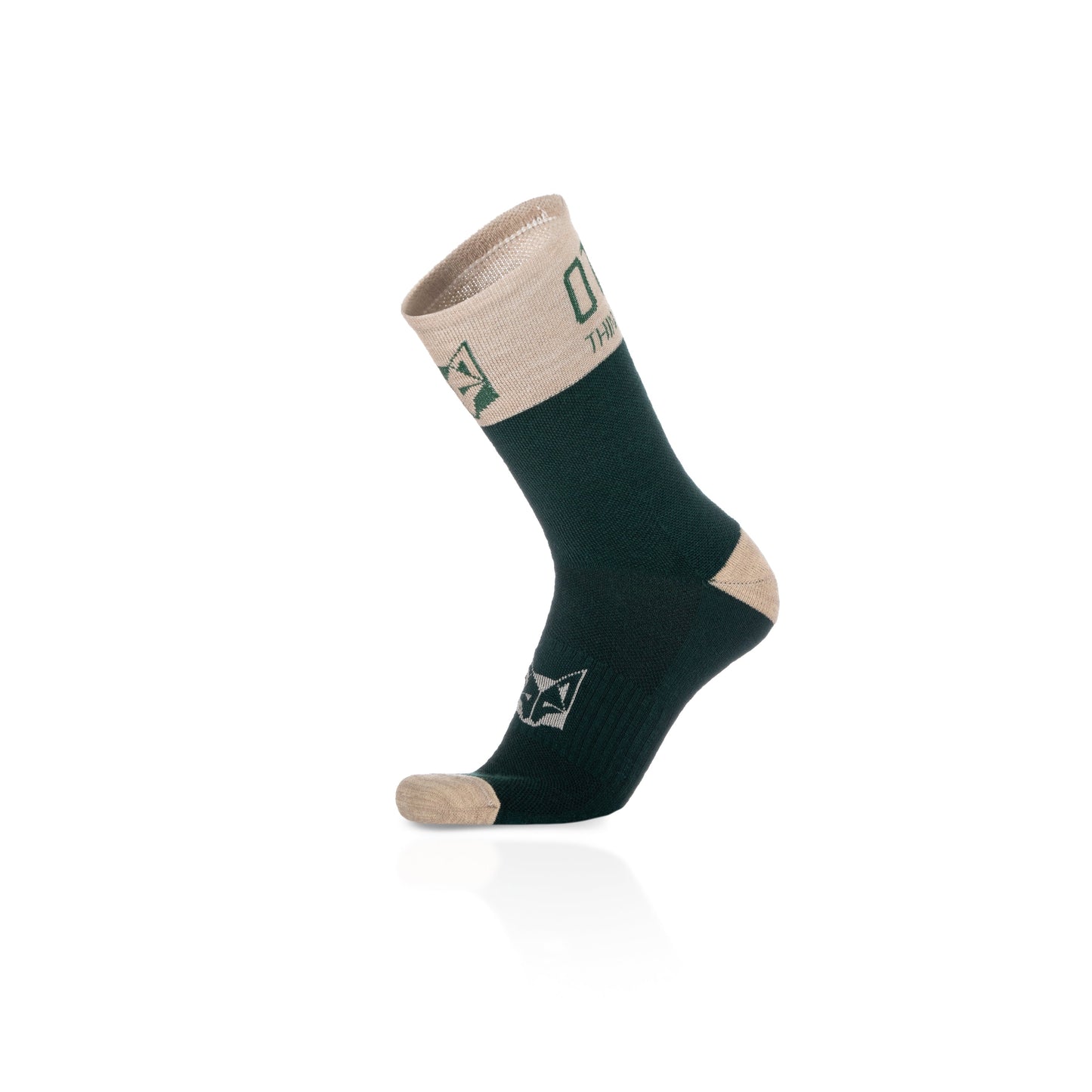 Calcetines Merino Wool High Cut Green Leaf