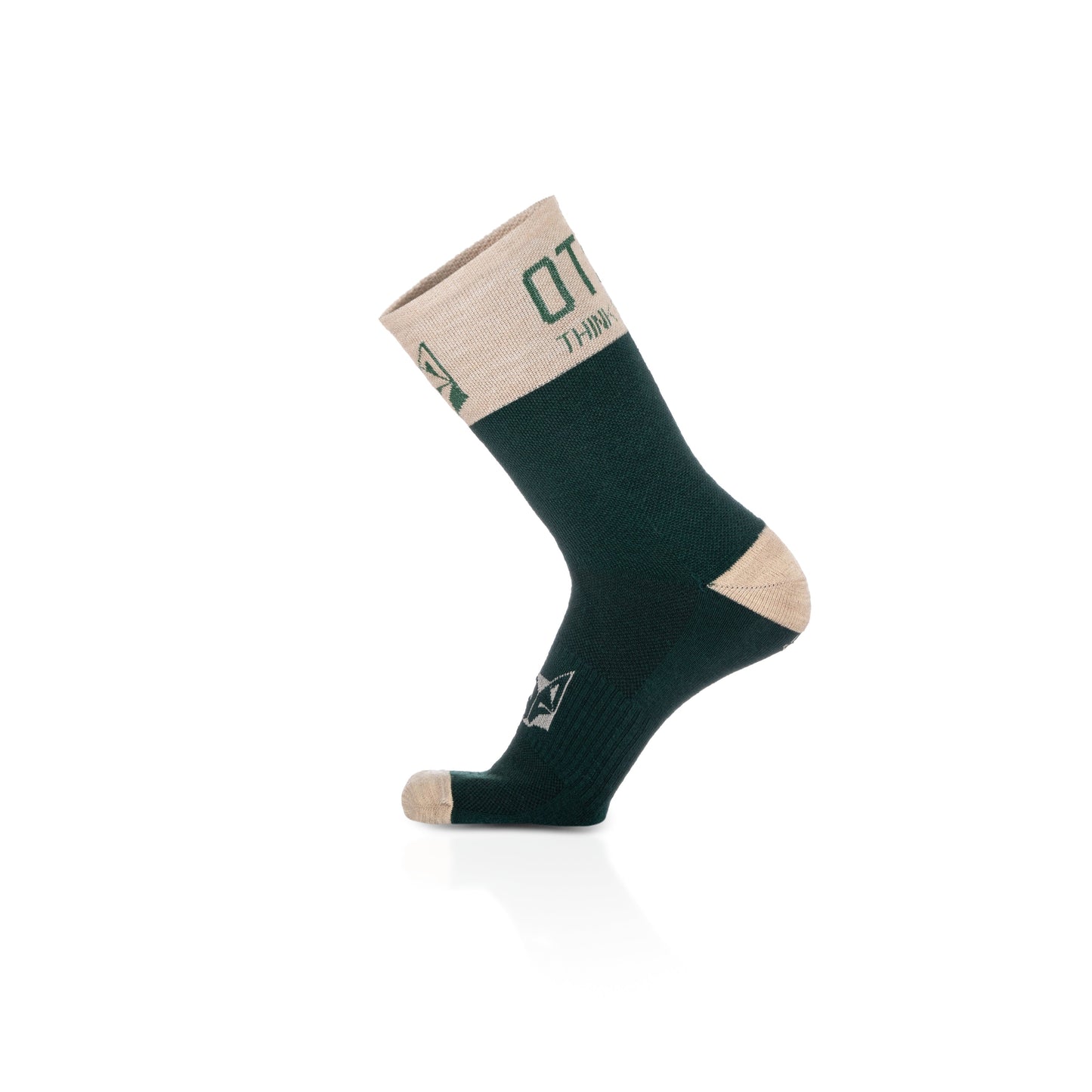 Calcetines Merino Wool High Cut Green Leaf