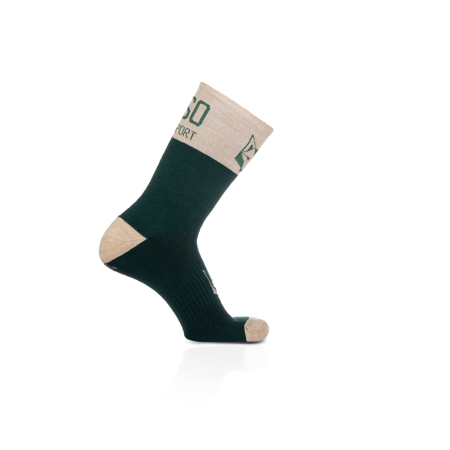 Calcetines Merino Wool High Cut Green Leaf