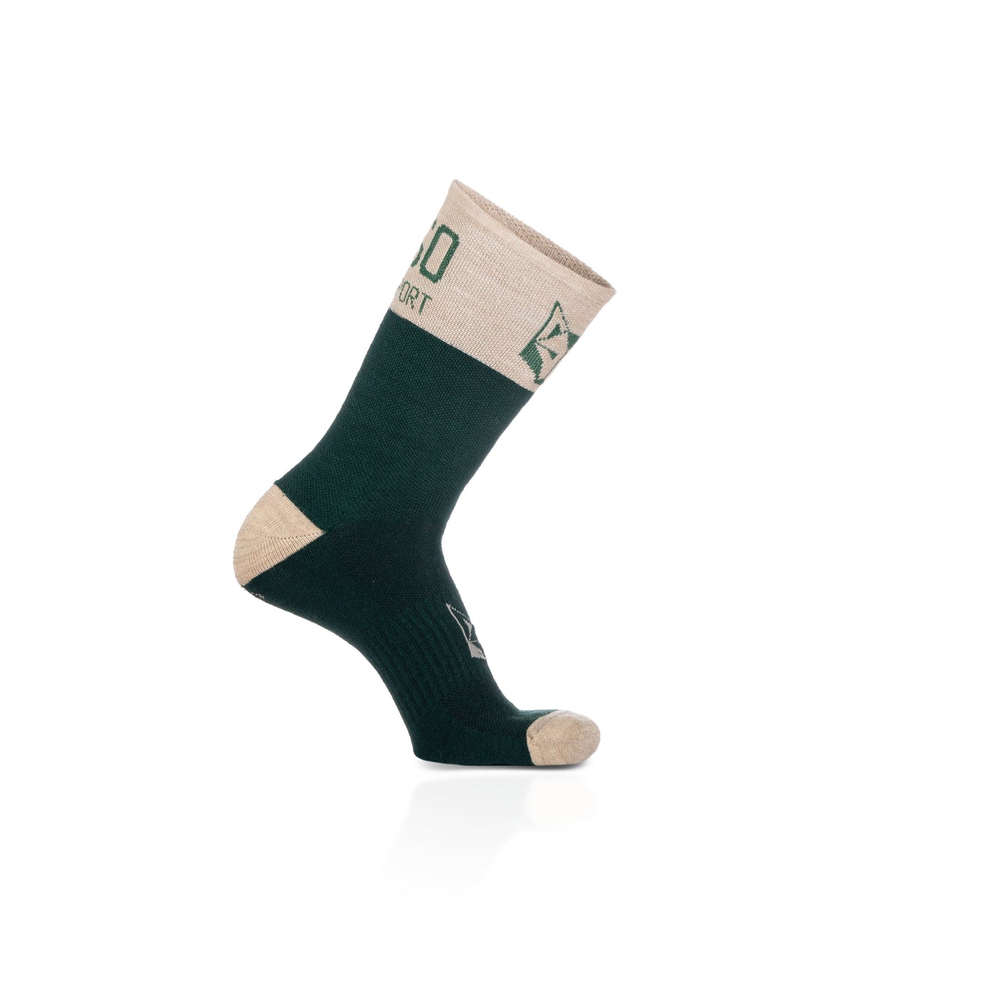 Calcetines Merino Wool High Cut Green Leaf