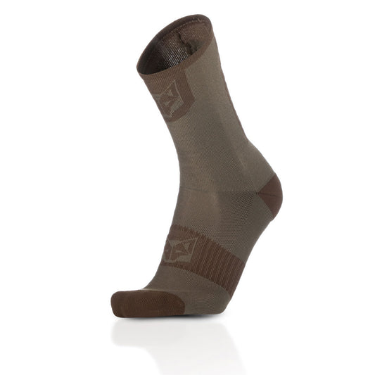 Calcetines de Ciclismo High Cut Gold & Coffee