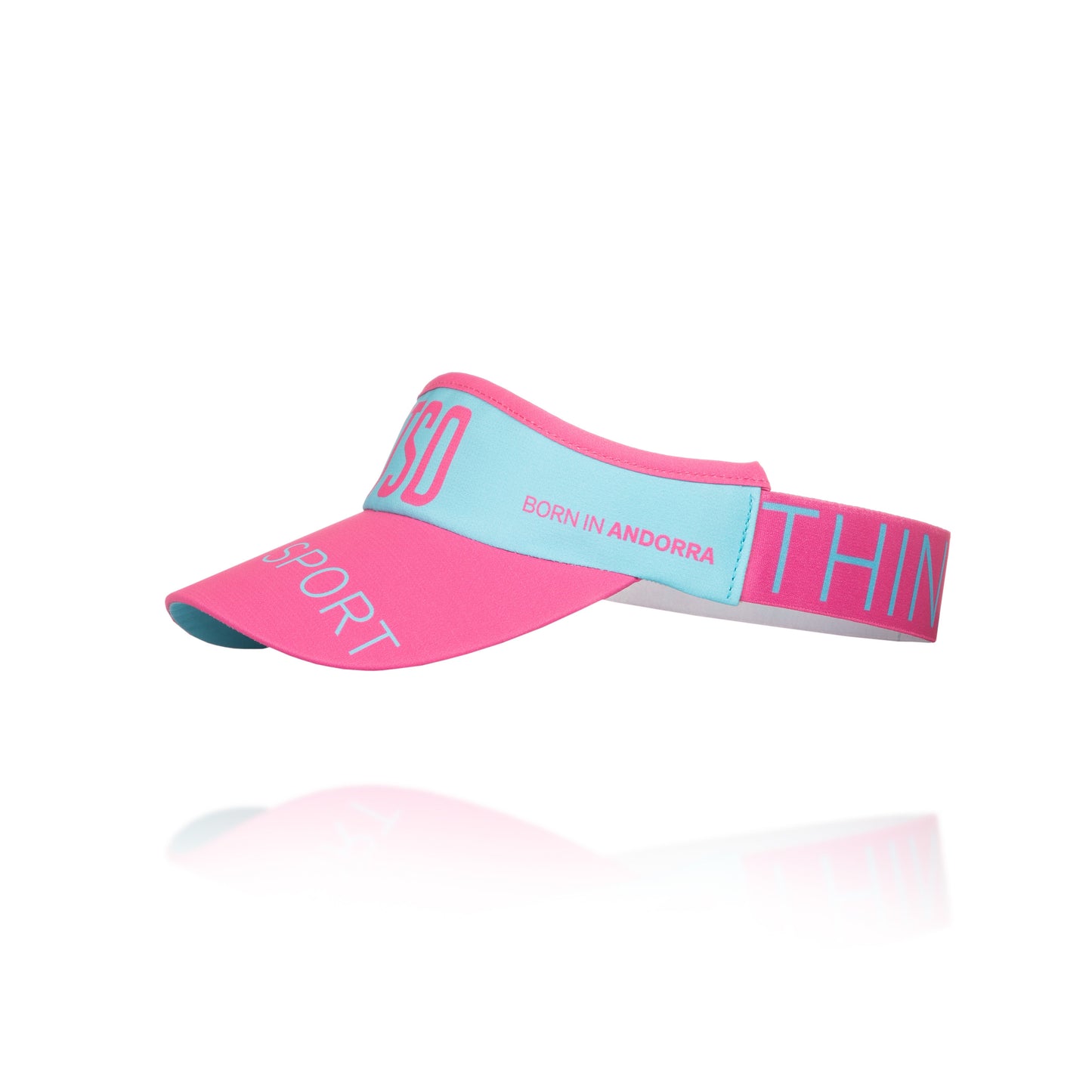 Visera Light Blue & Fluo Pink