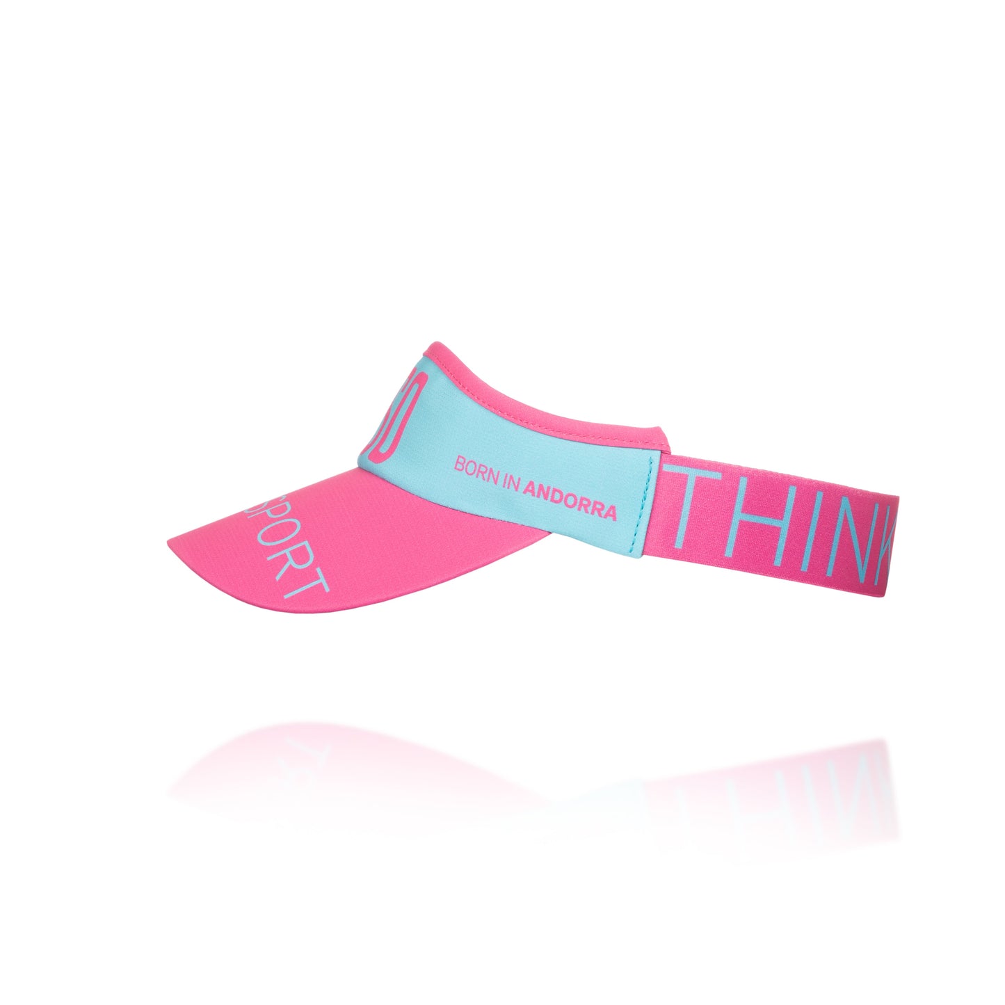 Visera Light Blue & Fluo Pink