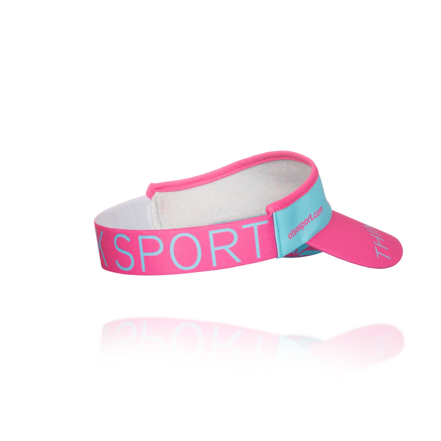 Visera Light Blue & Fluo Pink