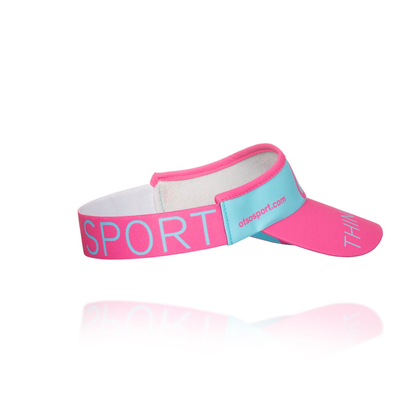 Visera Light Blue & Fluo Pink