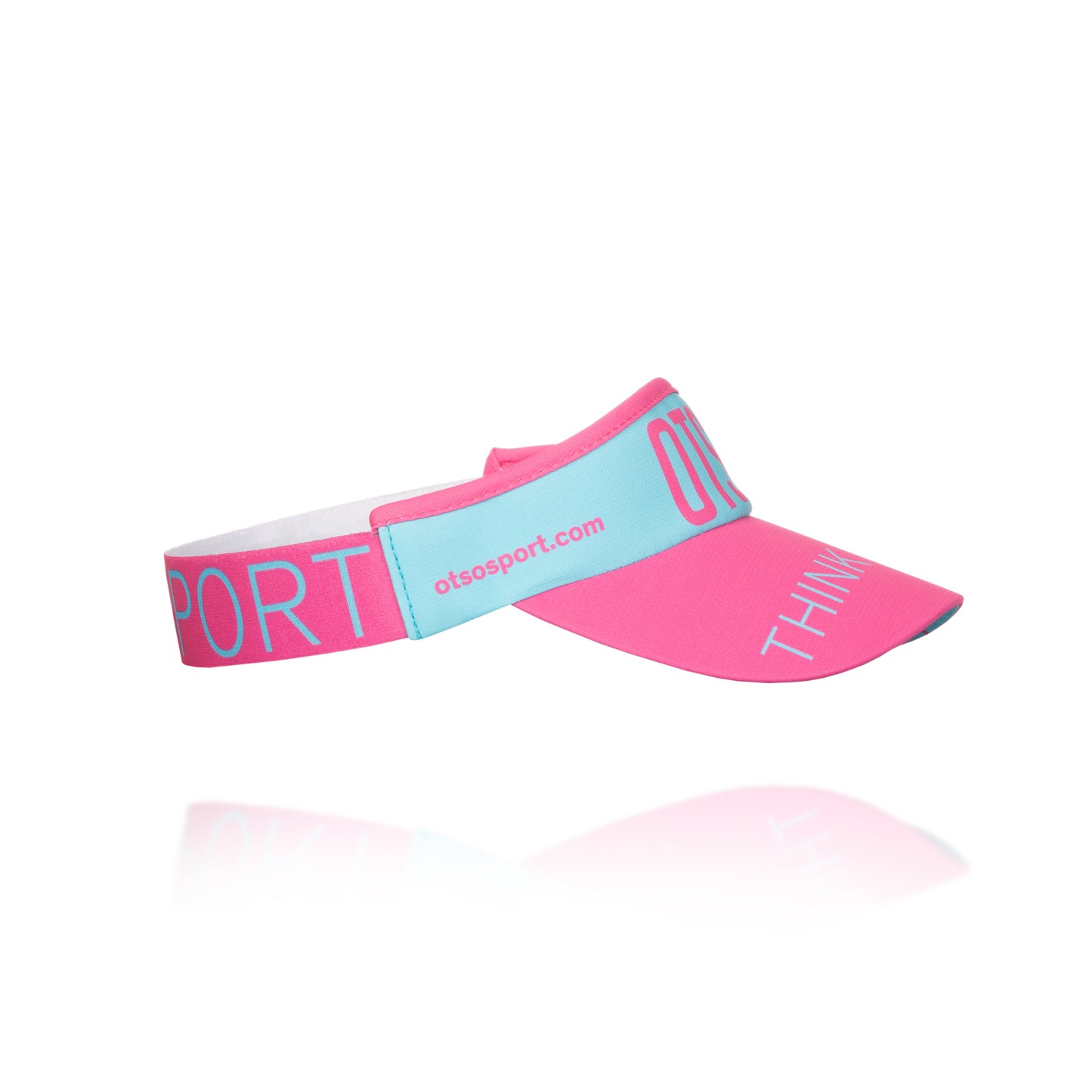 Visera Light Blue & Fluo Pink