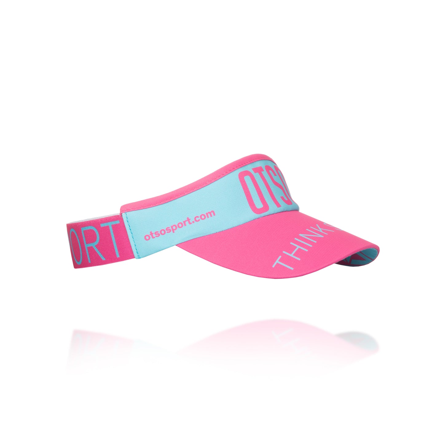 Visera Light Blue & Fluo Pink