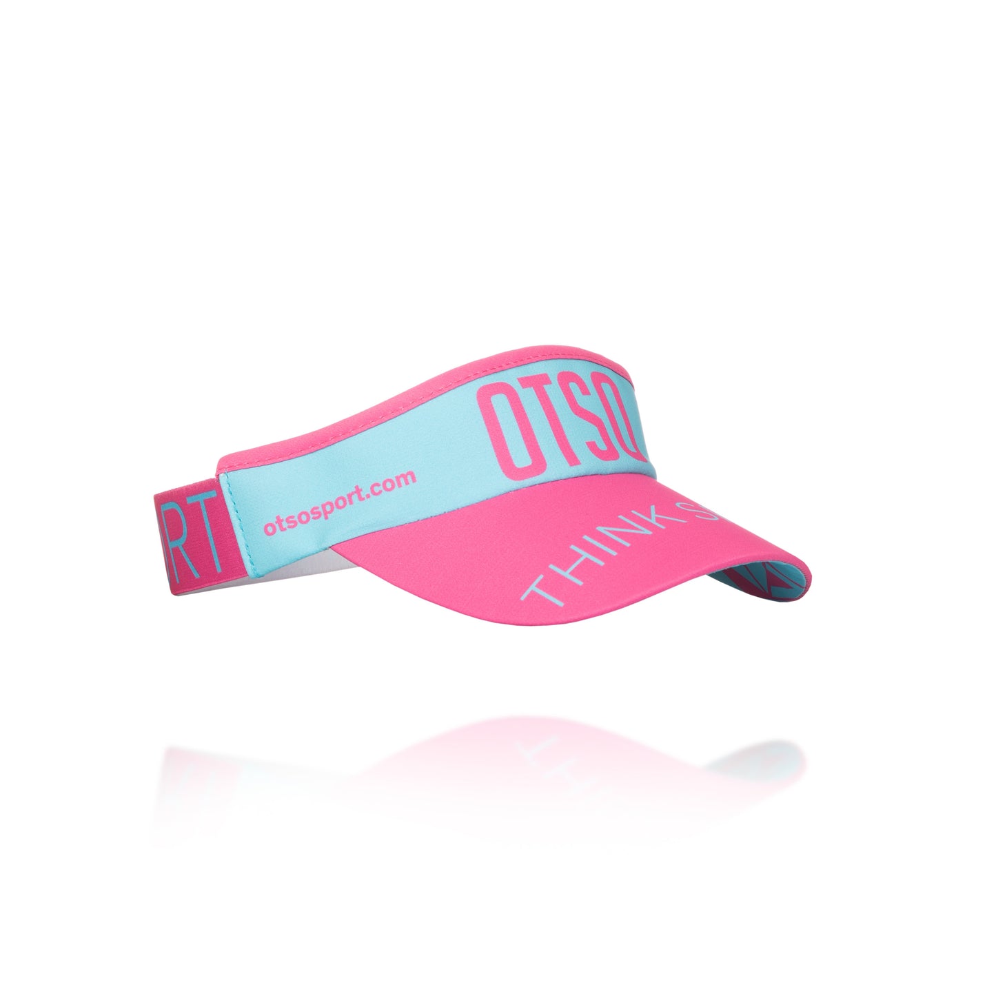 Visera Light Blue & Fluo Pink